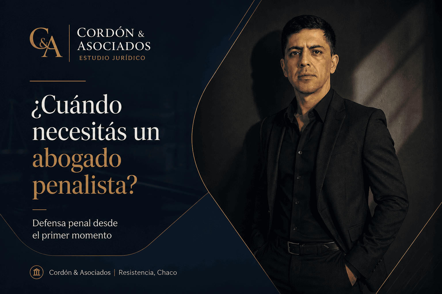 Abogado penalista en Resistencia, Chaco, con asesoramiento legal inmediato.