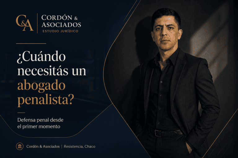 Abogado penalista en Resistencia, Chaco, con asesoramiento legal inmediato.