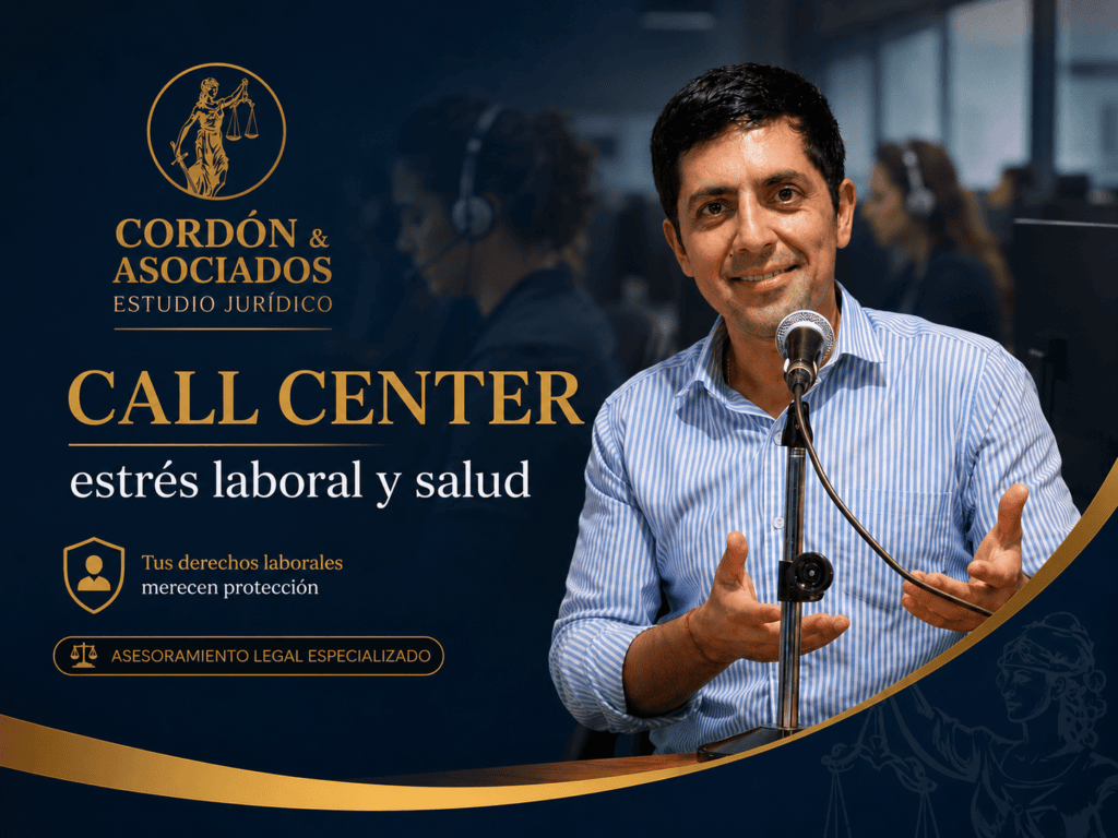 Abogado laboral en Resistencia Chaco asesorando sobre estrés laboral en call center