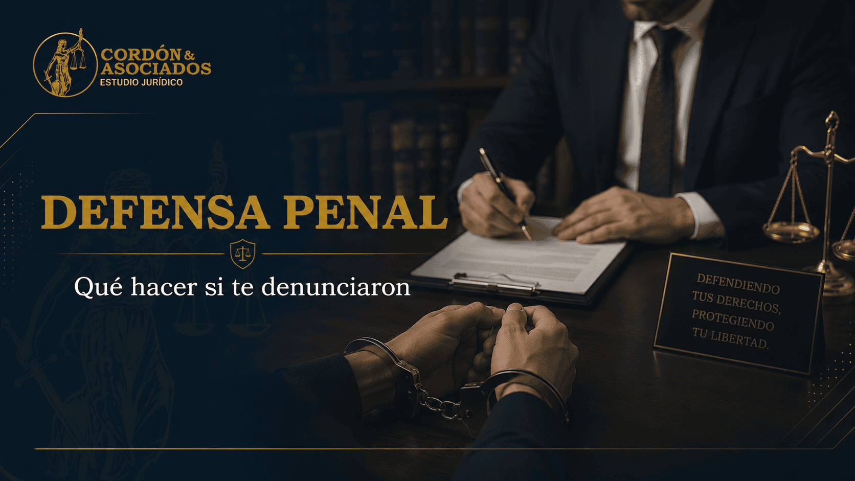 Abogado penalista en Resistencia, Chaco, para defensa penal ante denuncias, citaciones o imputaciones.
